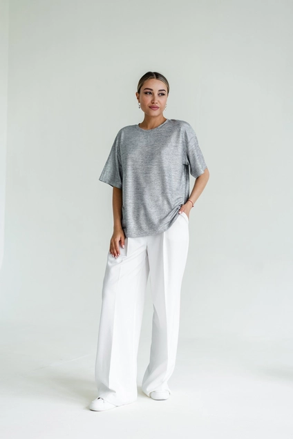 Футболка 5062В серебро Ivera collection