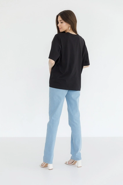 Футболка   5062 черный Ivera collection
