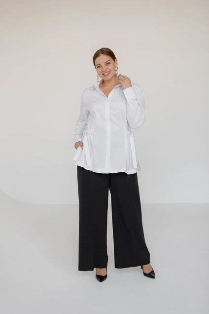 Блузка 5069 белый Ivera collection