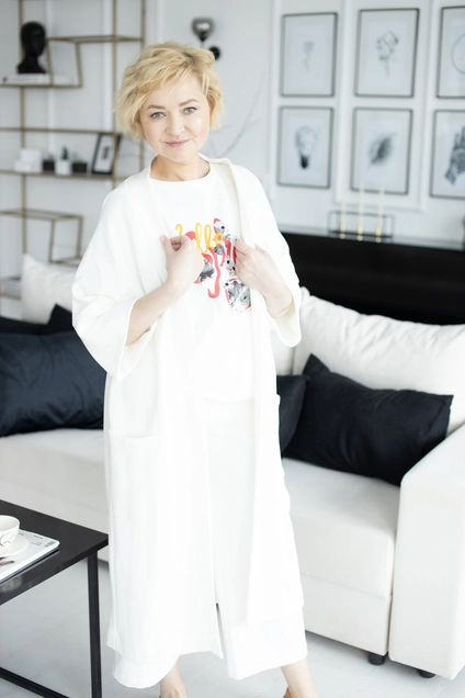 Кардиган 598 молочный Ivera collection