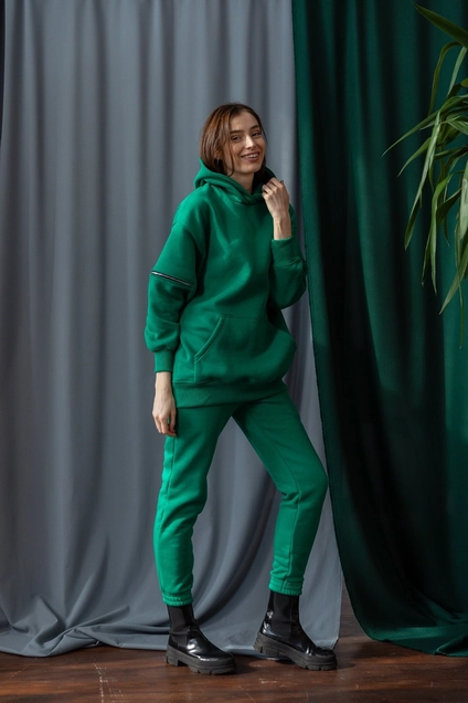 Спортивный костюм 6021 зеленый Ivera collection
