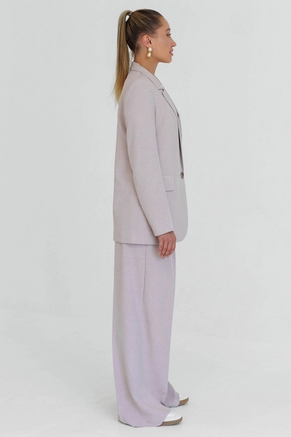 Костюм брючный 6031 бежевый Ivera collection