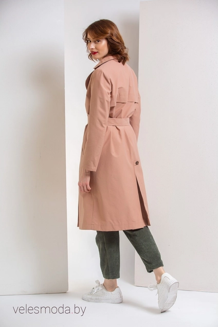 Плащ 687 персиковый Ivera collection