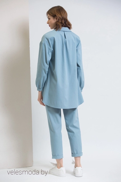 Рубашка 723 голубой Ivera collection