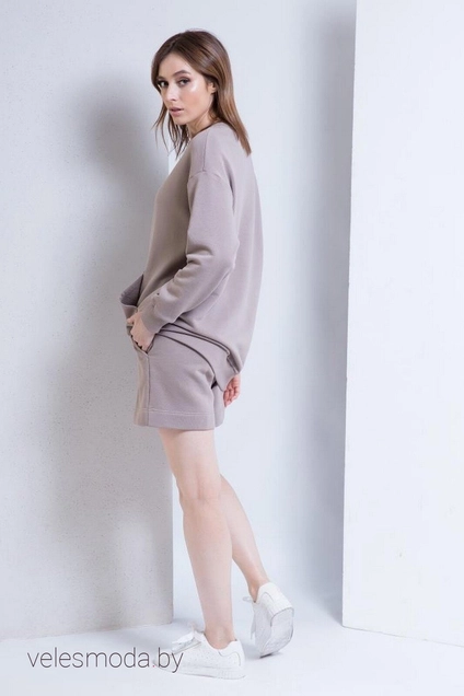 Костюм с шортами 892 бежевый Ivera collection