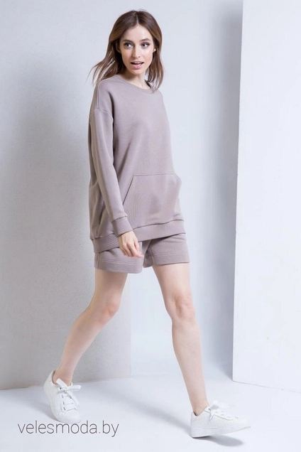 Костюм с шортами 892 бежевый Ivera collection