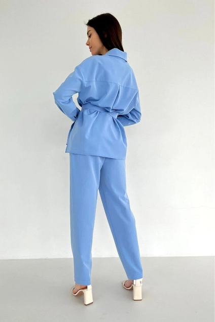 Брюки 952 голубой Ivera collection