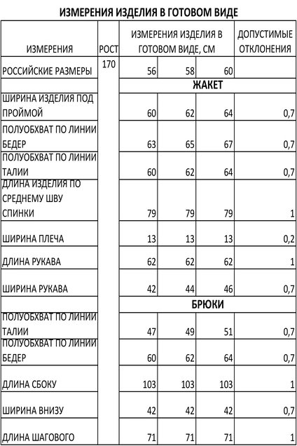 Костюм брючный 1411 Iva
