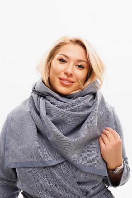 Палантин 3102 синий JUNE STUDIO