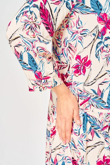 Платье 1152 молочно-розовый KaVari plus size