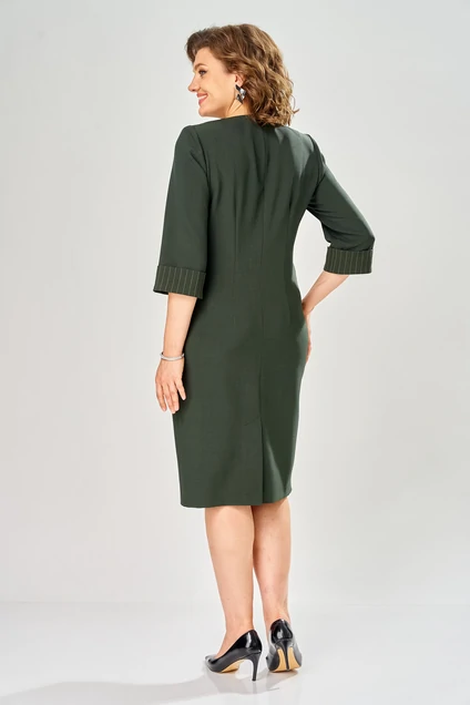 Платье 1158 зеленый KaVari plus size