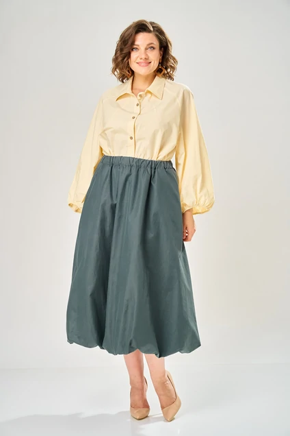Юбка 2014 хаки KaVari plus size