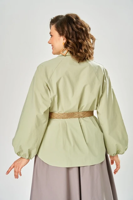Рубашка 4033 олива KaVari plus size