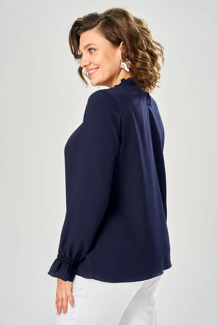 Блузка 4035-1 темно зеленый KaVari plus size
