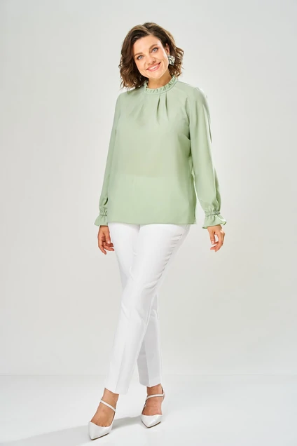 Блузка 4035-2 олива KaVari plus size