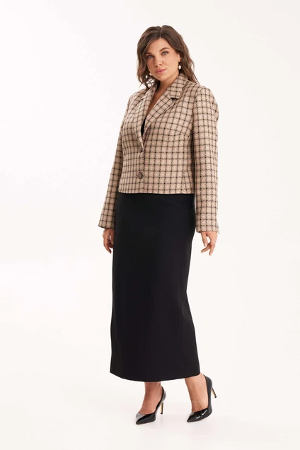 Костюм с юбкой 8050-1 KaVari plus size фото 3