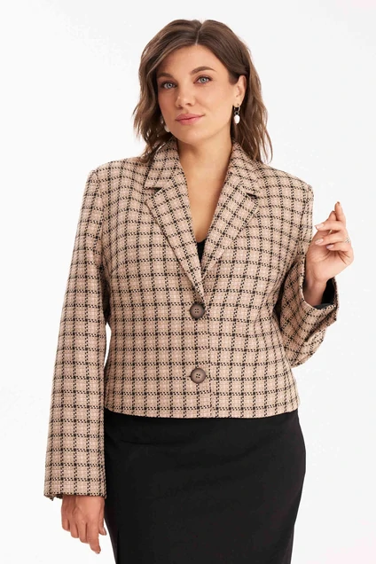 Костюм с юбкой 8050-1 KaVari plus size фото 5