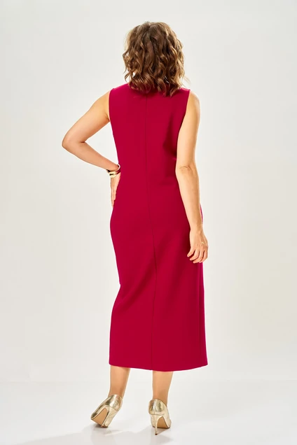 Костюм с платьем 8062-5 черный-красный KaVari plus size