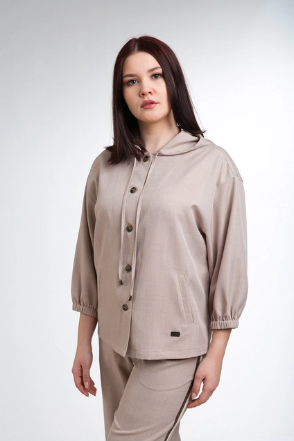 Костюм брючный 1327 песок Karina Delux