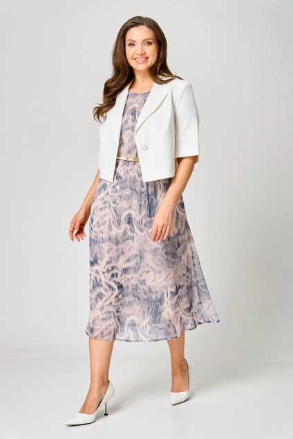 Костюм с платьем 1351 Karina Delux