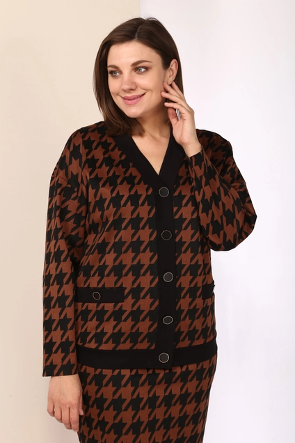 Костюм с юбкой 409-1 Karina Delux