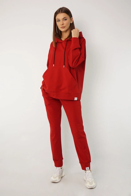 Спортивный костюм 4015-4040 красный Kivviwear