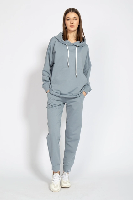 Спортивный костюм 4015-4040 серый Kivviwear