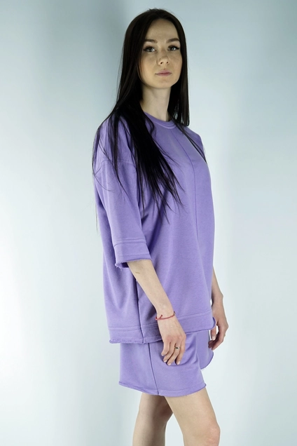 Костюм с шортами 40194018 лавандовый Kivviwear