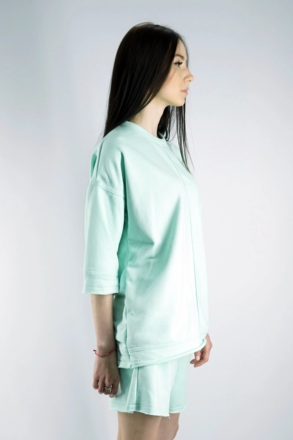 Костюм с шортами 40194018 мятный Kivviwear