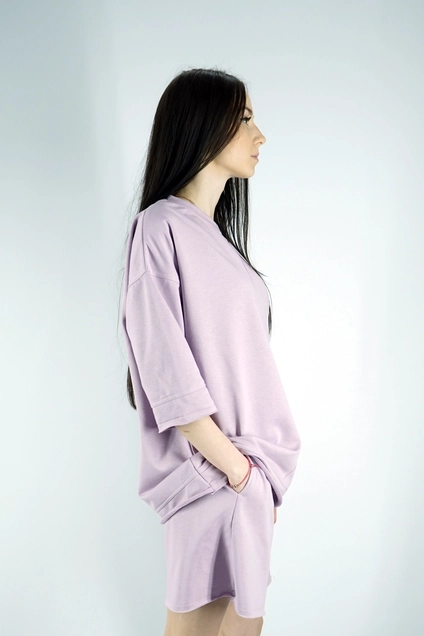 Костюм с шортами 40194018 светло-лиловый Kivviwear