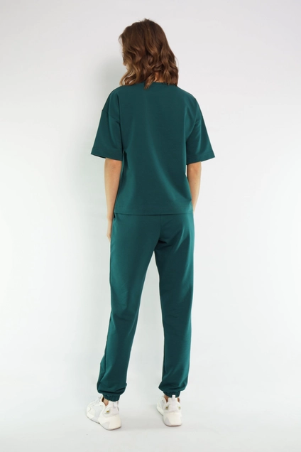 Спортивный костюм 4036-4037 изумрудный Kivviwear
