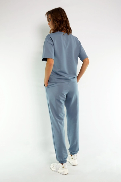 Спортивный костюм 4036-4037 голубой Kivviwear