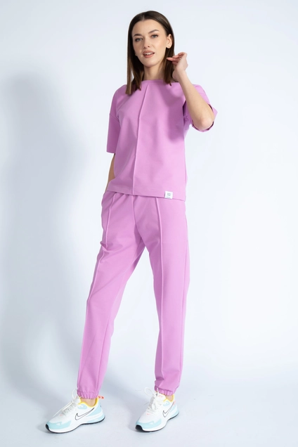 Костюм брючный 4036-4037 розовый Kivviwear