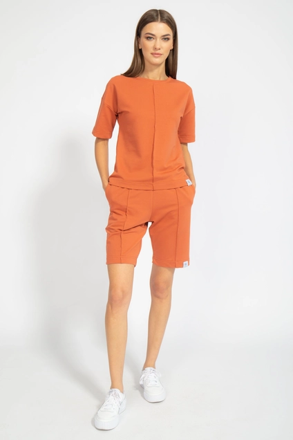 Костюм с шортами 4036-4094 терракотовый Kivviwear