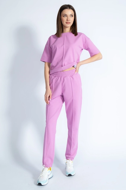 Брюки 4037 розовый Kivviwear