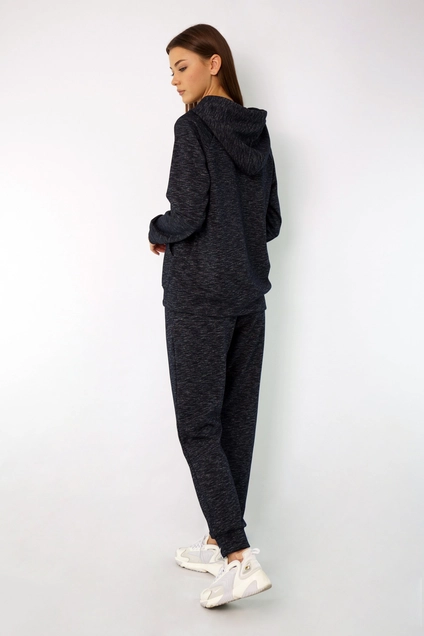 Спортивный костюм 4046-4050 сине-серый меланж Kivviwear