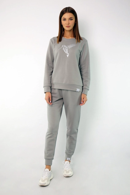 Спортивный костюм 4048-4051 серый Kivviwear