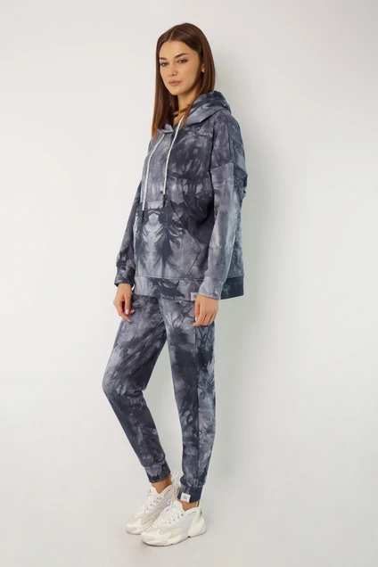 Спортивный костюм 4049-4047 пятнистый синий Kivviwear