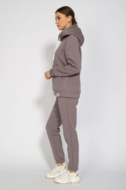 Спортивный костюм 4052-4053 баклажаново-серый Kivviwear