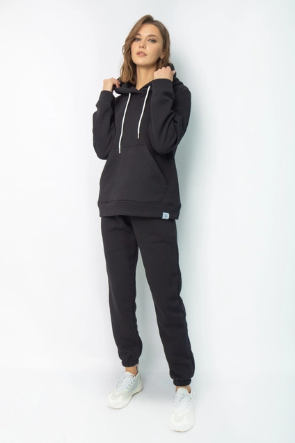 Спортивный костюм 4052-4053 черный Kivviwear
