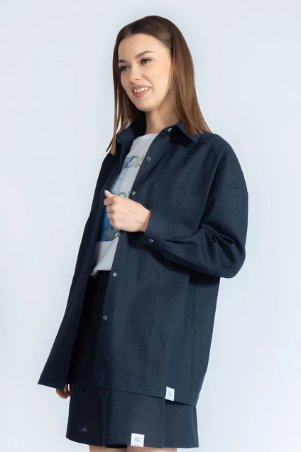 Рубашка 4073 синий Kivviwear