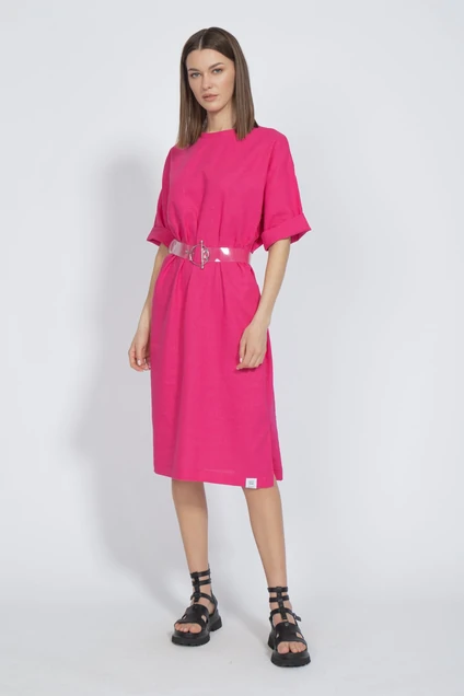 Платье 4077 розовый Kivviwear