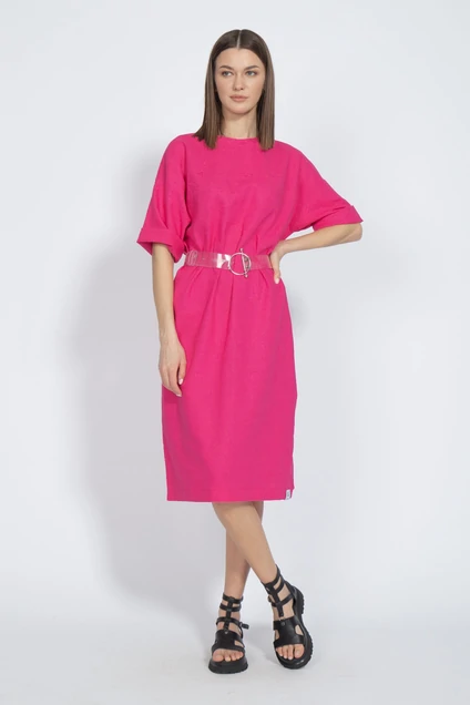 Платье 4077 розовый Kivviwear