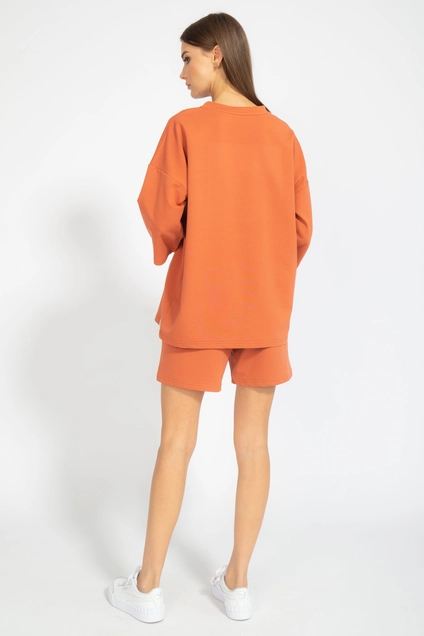Костюм с шортами 4090-4091 терракотовый Kivviwear