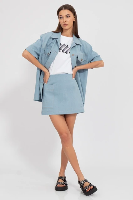 Костюм с юбкой 4197-4196-01 Kivviwear