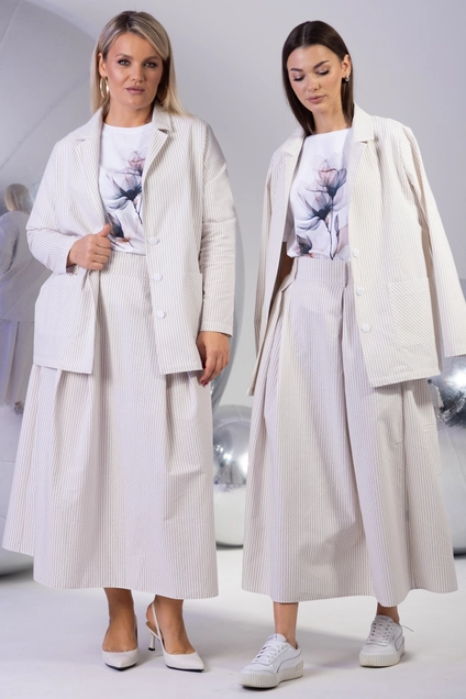 Костюм с юбкой 4279-4280-02 Kivviwear