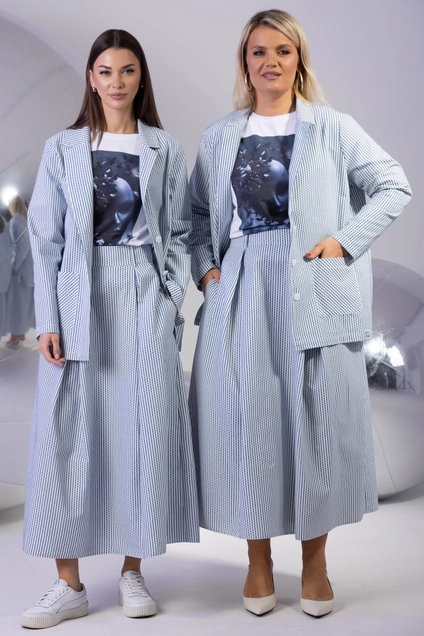 Костюм с юбкой 4279-4280-04 Kivviwear