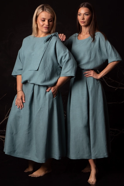 Костюм с юбкой 4316+4318-04 Kivviwear