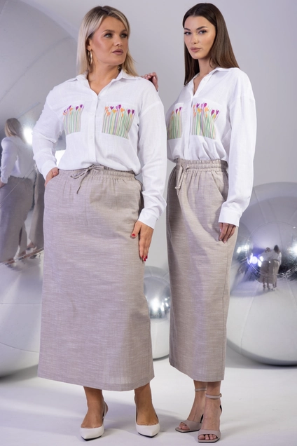 Костюм с юбкой 4321-4322-02 Kivviwear