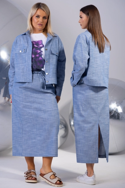 Костюм с юбкой 4323-4322-03 Kivviwear